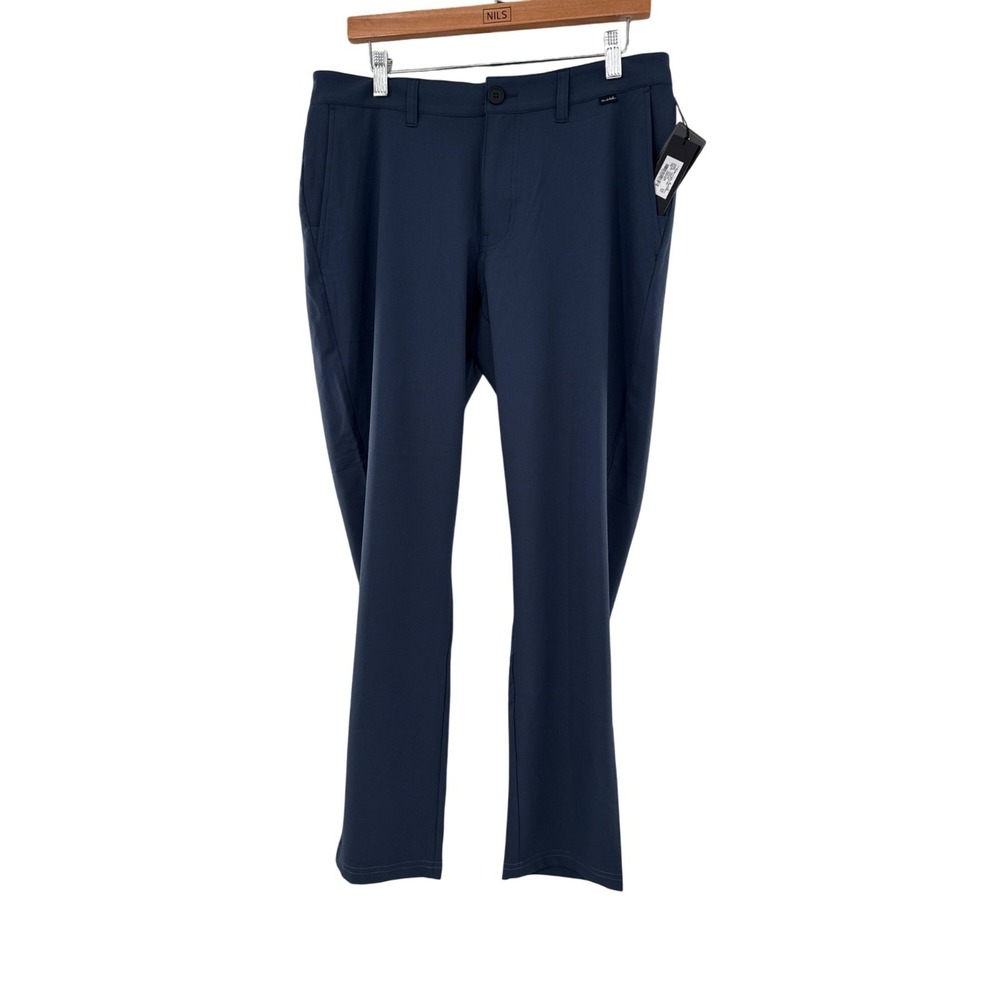 Travis Mathew Right on Time Mens Black Pants Size 32 With Tags‎